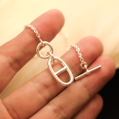 [Regal Gem]HM CHAINE D'ANCRE PENDANT NECKLACE STERLING SILVER