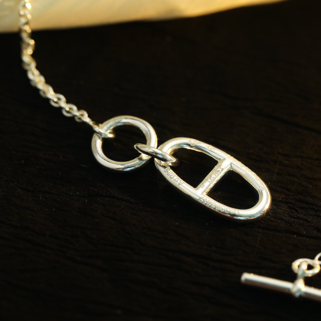 [Regal Gem]HM CHAINE D'ANCRE PENDANT NECKLACE STERLING SILVER