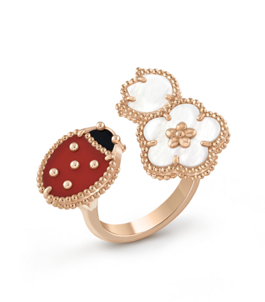 [Regal Gem]LUCKY 3 MOTIF Regal Gem GOLD RING