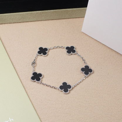 [Regal Gem] CLOVER 5 MOTIF ONYXS BRACELET COLLECTION