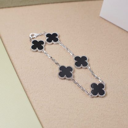 [Regal Gem] CLOVER 5 MOTIF ONYXS BRACELET COLLECTION