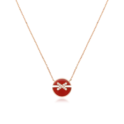 [Regal Gem]JEUX DE Regal Gem GOLD DIAMOND NECKLACE