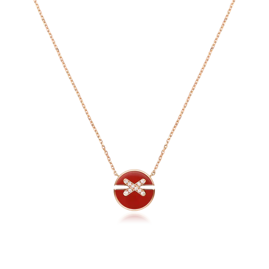 [Regal Gem]JEUX DE Regal Gem GOLD DIAMOND NECKLACE