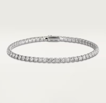 [Regal Gem]  CLASSIC BASEBALL BRACELAT, 52 DIAMOND
