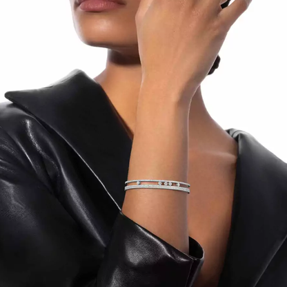 [Regal Gem]M Roman Full Diamond Bracelet