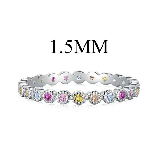 [Regal Gem Jewelry]Radiant Sparkling Round Cut Daily Ring