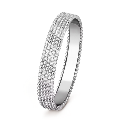 [Regal Gem]Five-row diamond bracelet