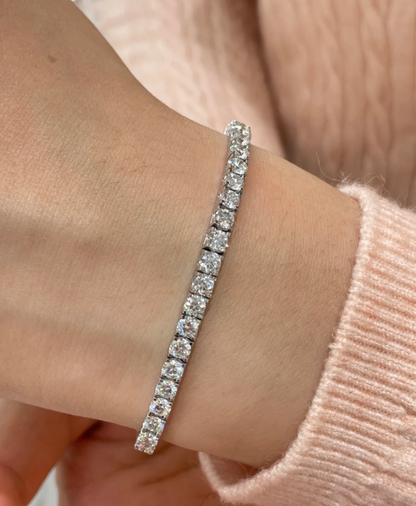 [Regal Gem]  CLASSIC BASEBALL BRACELAT, 52 DIAMOND