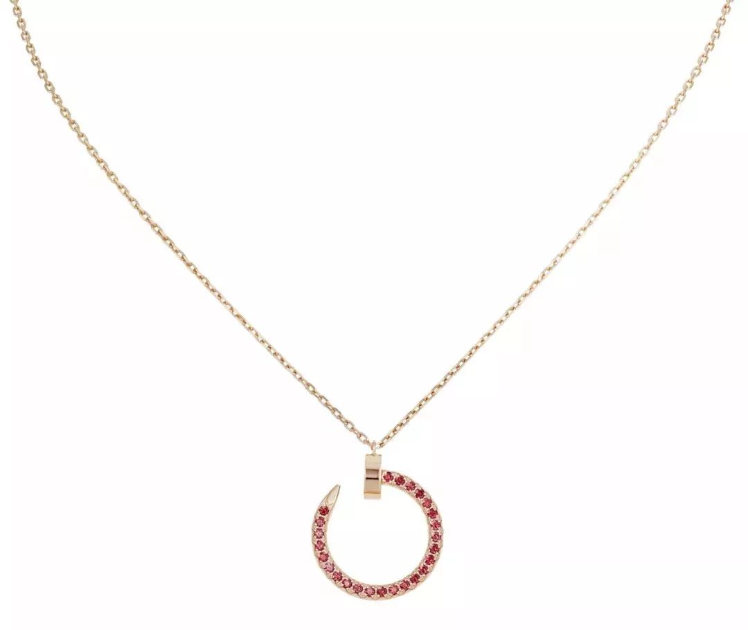 [Regal Gem]JUSTE NECKLACE GOLD RED DIAMONDS