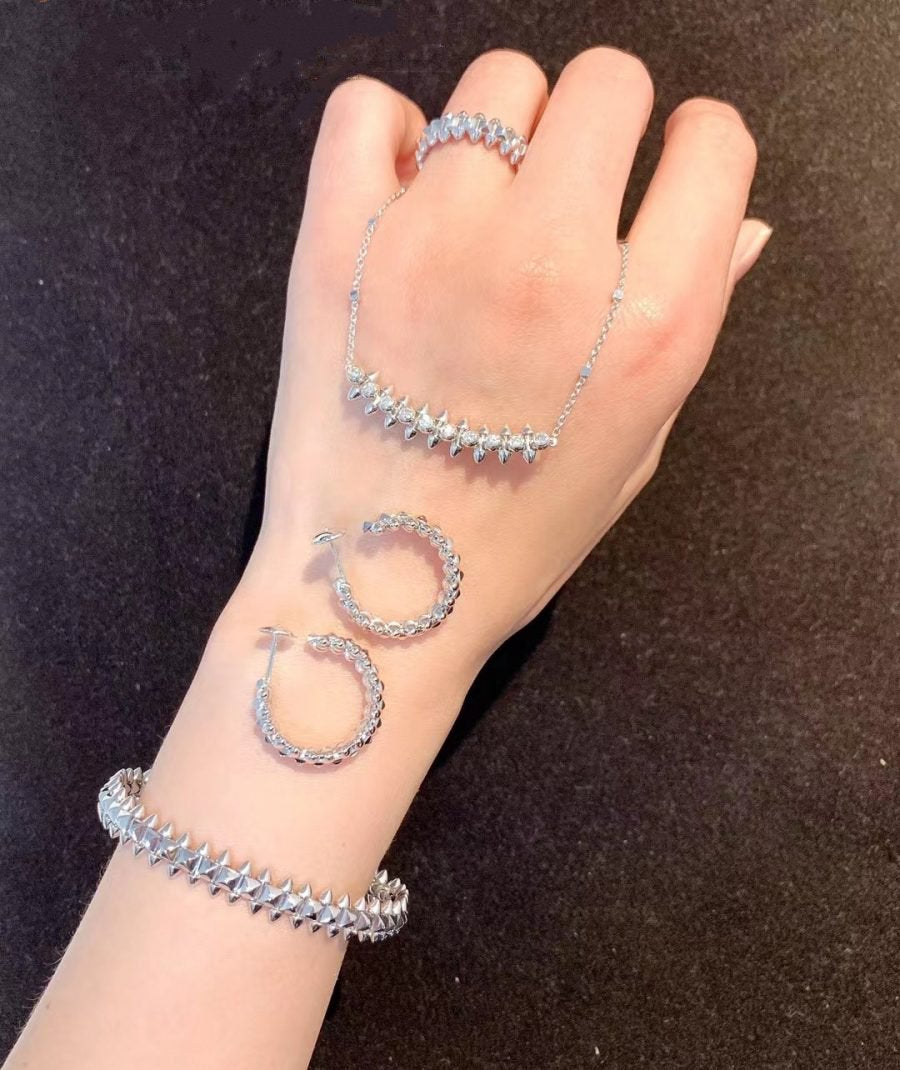 [Regal Gem]CLASH SILVER BRACELET