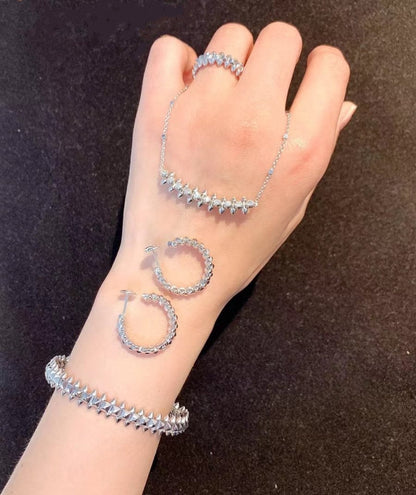 [Regal Gem]CLASH SILVER BRACELET