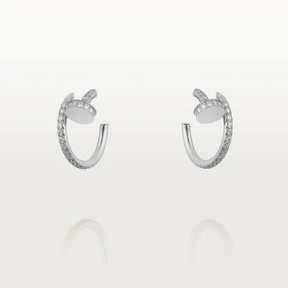 [Regal Gem]JUSTE EARRINGS 12.75MM SILVER DIAMOND