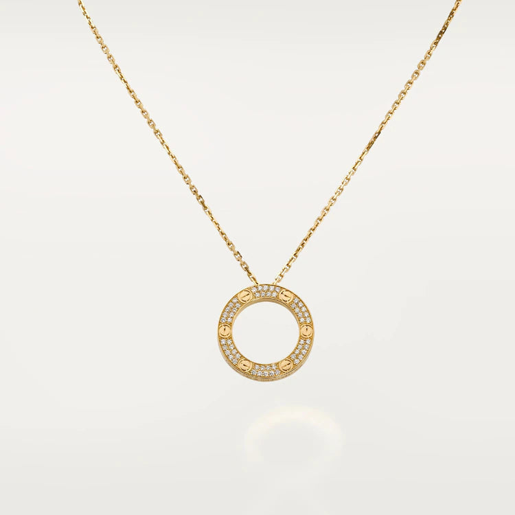 [Regal Gem]LOVE NECKLACE ADJUSTABLE Regal Gem GOLD