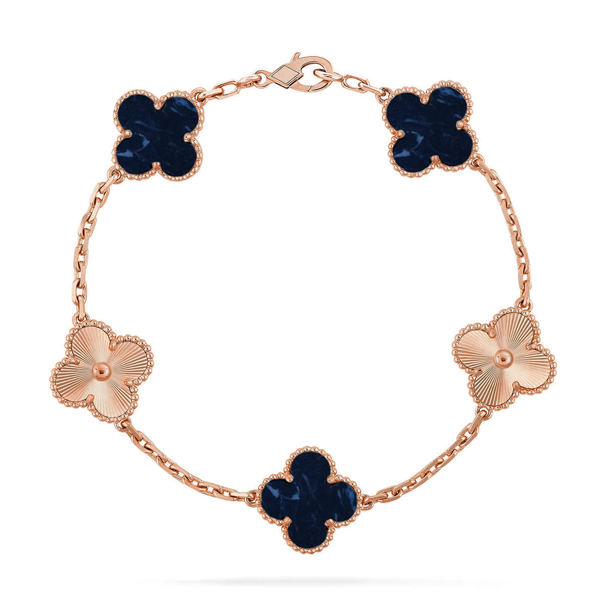 [Regal Gem]CLOVER 5 MOTIF PIETERSITE BRACELET COLLECTION