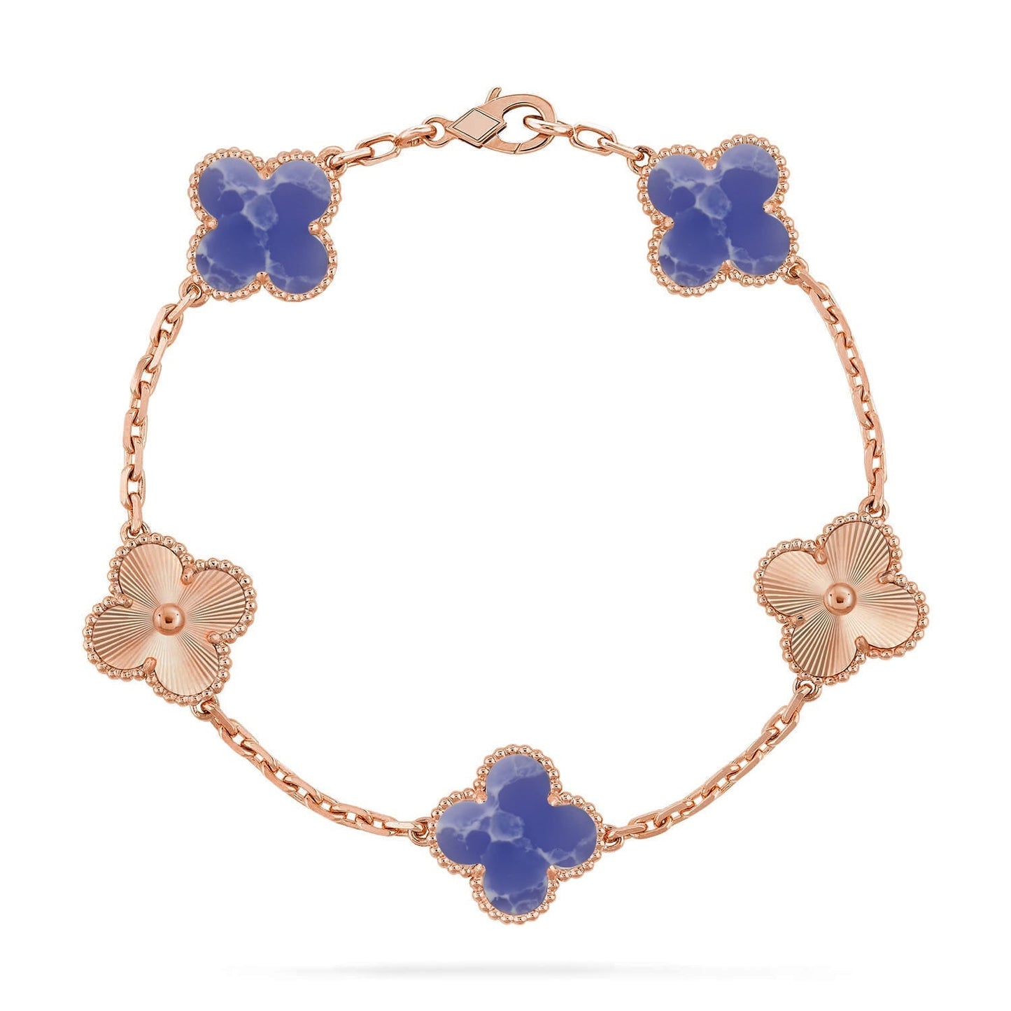 [Regal Gem]CLOVER 5 MOTIF BLUE VEINS BRACELET COLLECTION