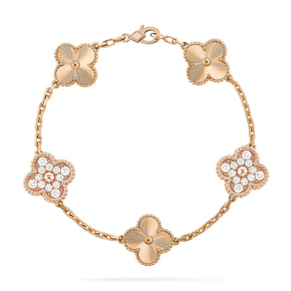 [Regal Gem] CLOVER 5 MOTIF LASER BRACELET COLLECTION