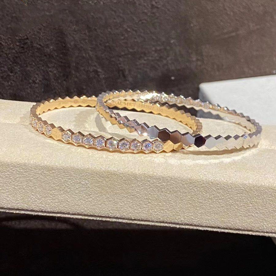 [Regal Gem]BEE LOVE GOLD BRACELET FULL DIAMOND