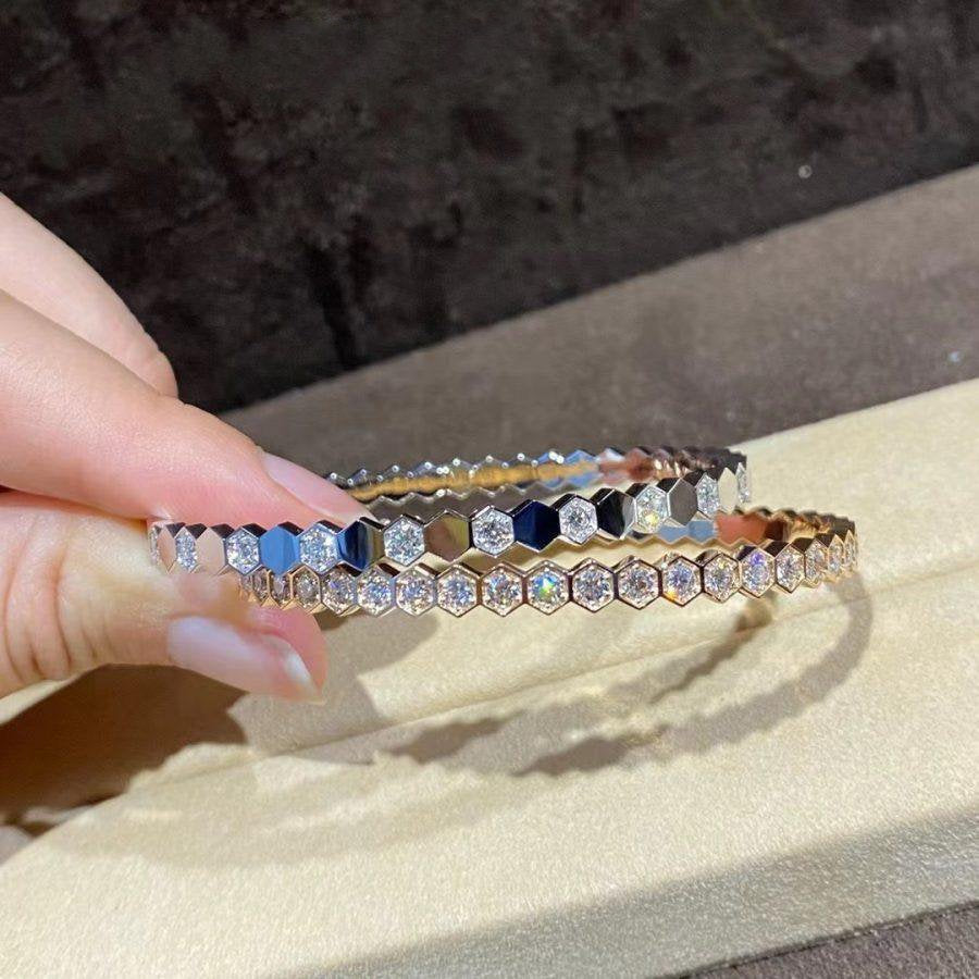 [Regal Gem]BEE LOVE GOLD BRACELET FULL DIAMOND