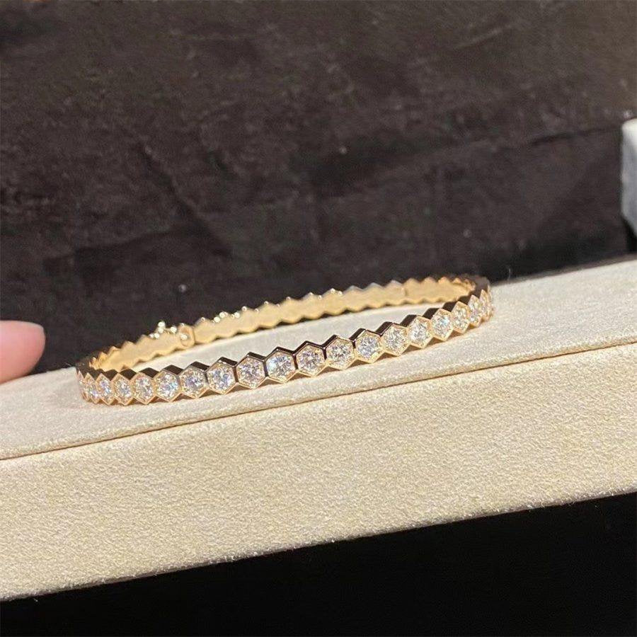 [Regal Gem]BEE LOVE GOLD BRACELET FULL DIAMOND