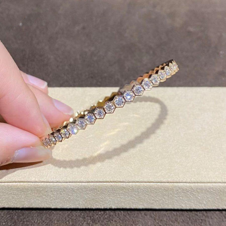 [Regal Gem]BEE LOVE GOLD BRACELET FULL DIAMOND