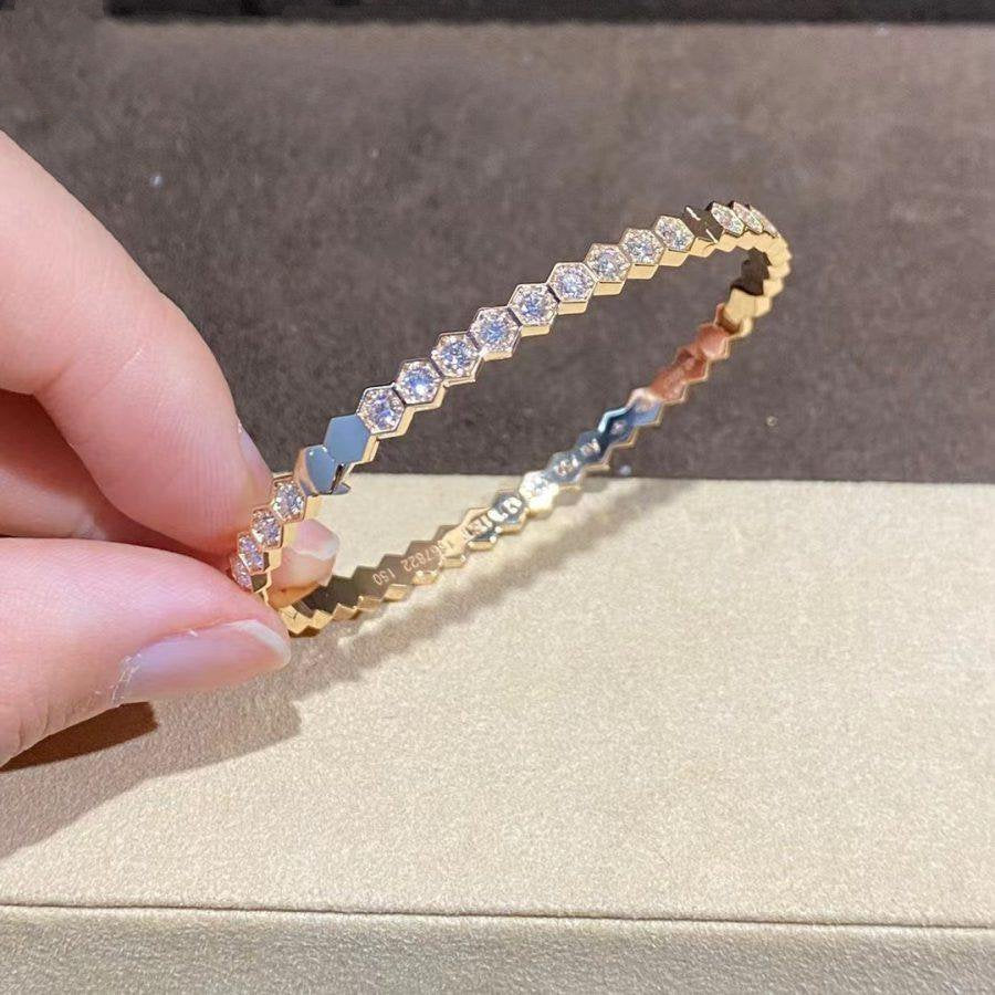 [Regal Gem]BEE LOVE GOLD BRACELET FULL DIAMOND