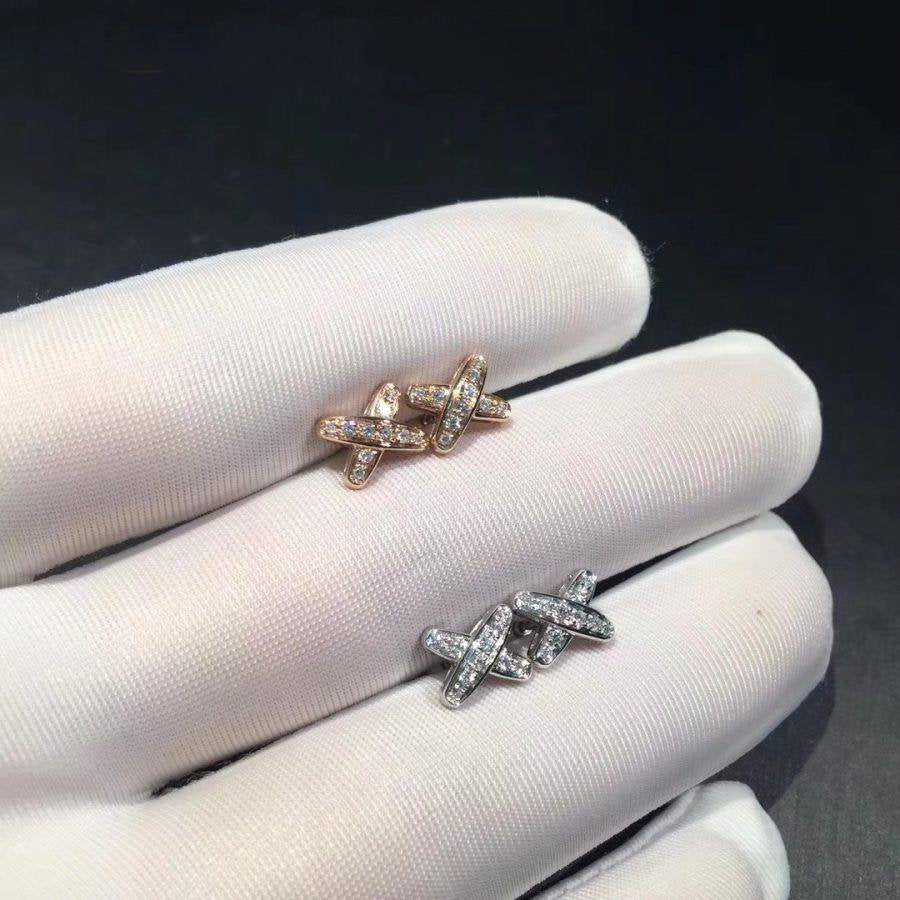 [Regal Gem]JEUX DE DIAMOND EARRINGS