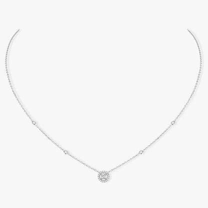 [Regal Gem]Diamond Necklace 0,20ct Brilliant Shape Joy