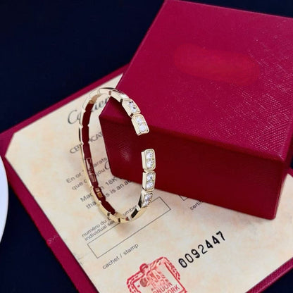 [Regal Gem jewelrys]LOVE DIAMOND OPEN  BRACELET