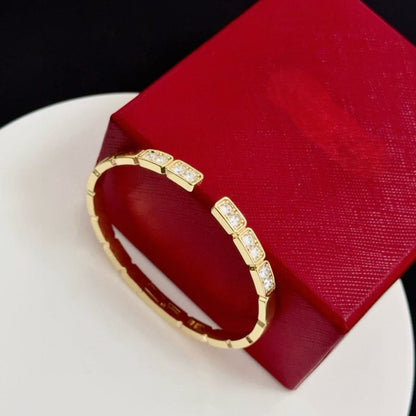 [Regal Gem jewelrys]LOVE DIAMOND OPEN  BRACELET