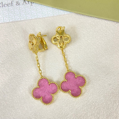 [Regal Gem]2026 NEW CLOVER 2 MOTIF  BUBBLE PINK ENAMEL