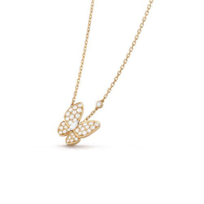 [Regal Gem]BUTTERFLY DIAMOND NECKLACE