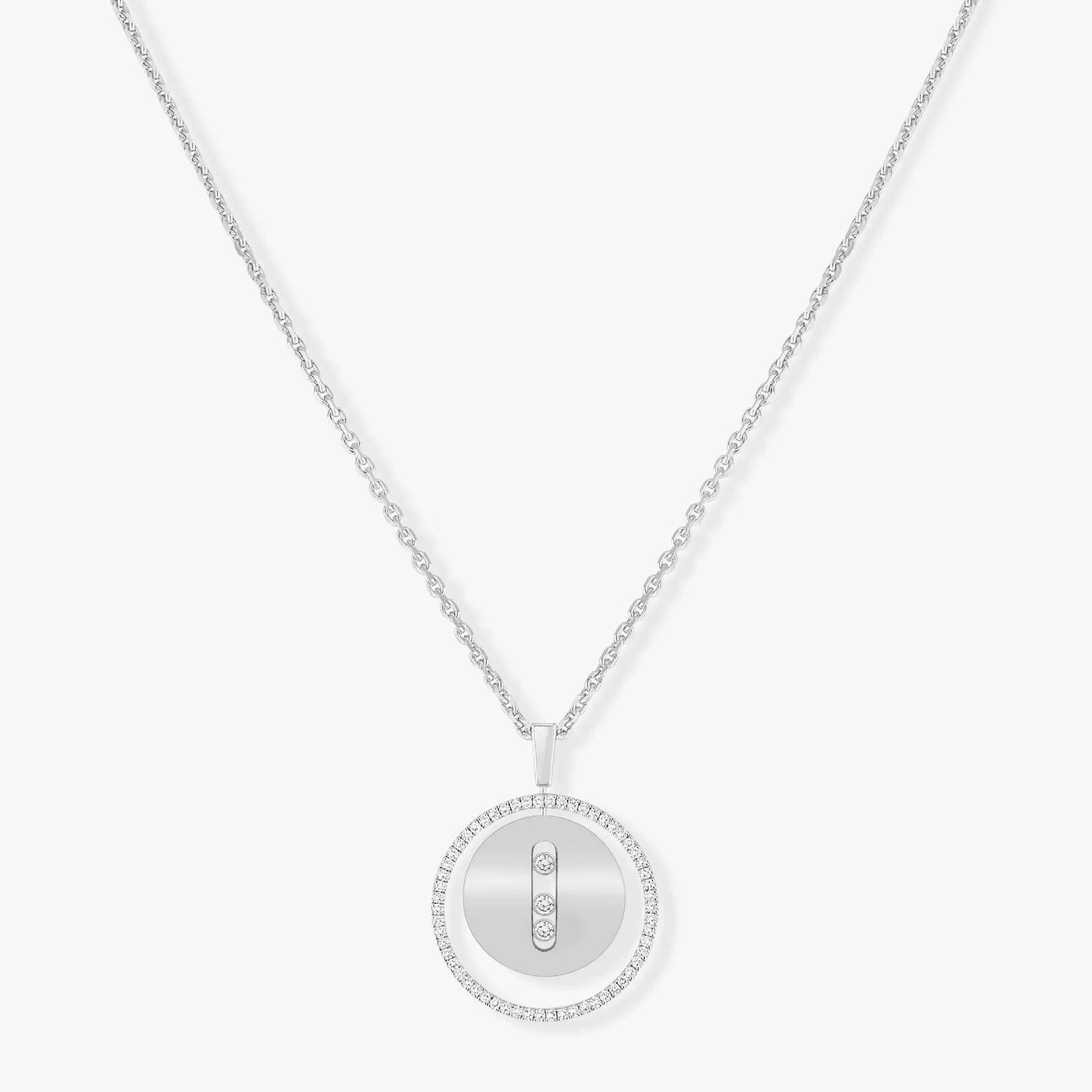 [Regal Gem]Demo MOVE MM SILVER DIAMOND NECKLACE
