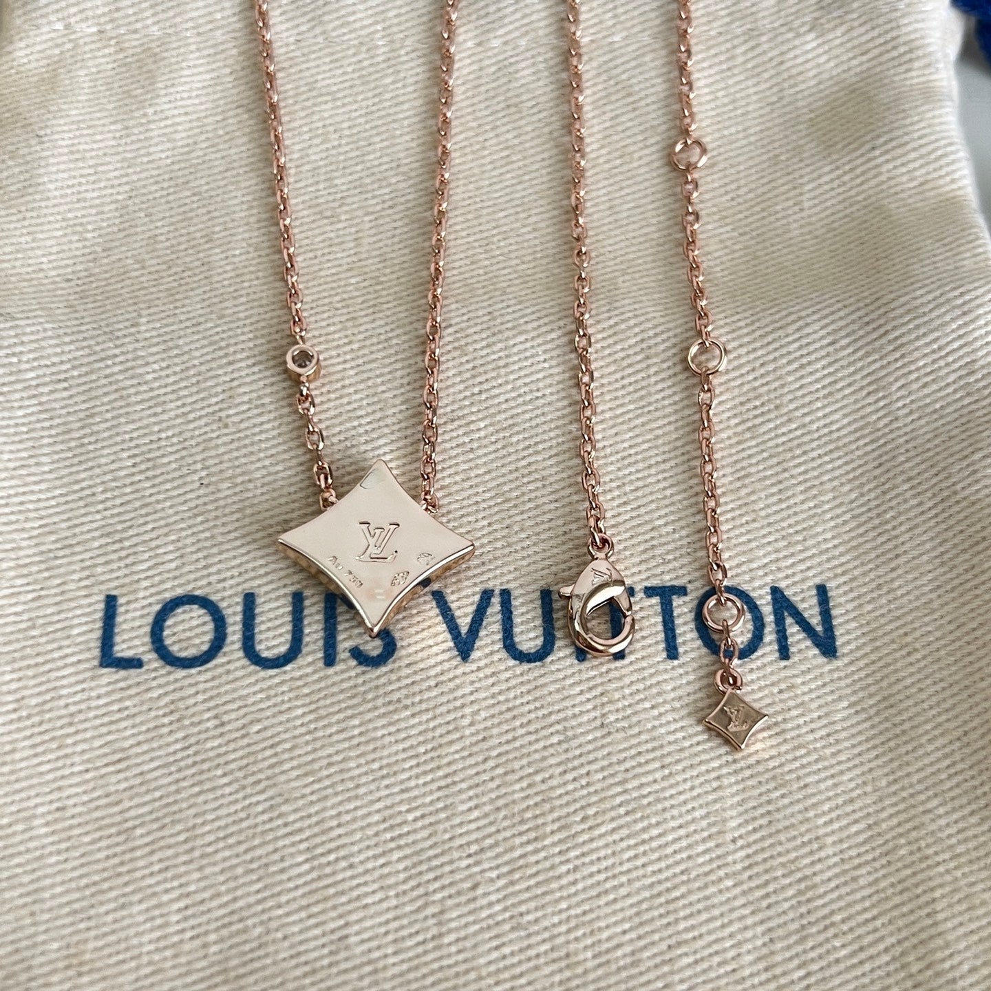 [Regal Gem]ROSE GOLD DIAMOND NECKLACE