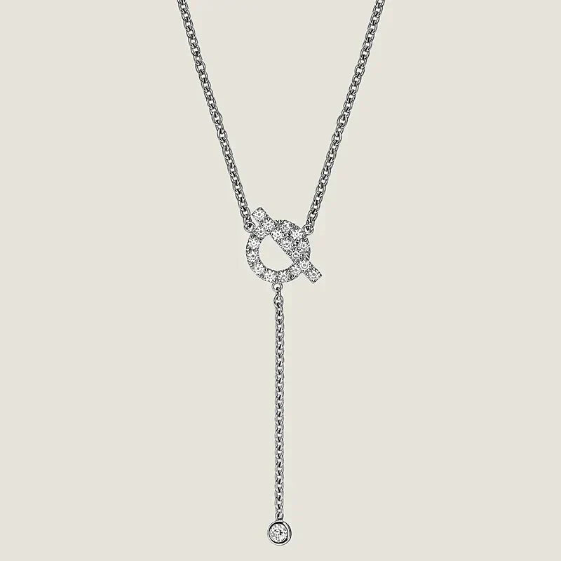 [Regal Gem]FINESSE SILVER DIAMOND NECKLACE