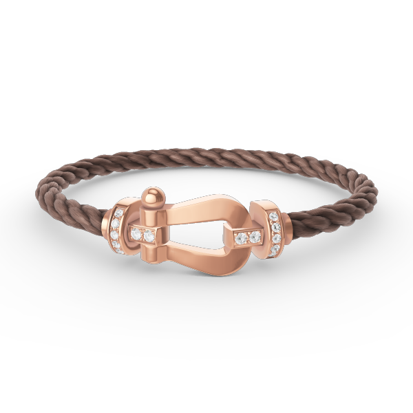 [Regal Gem]FORCE LARGE HORSESHOE HALF DIAMOND BRACELET Regal Gem GOLD