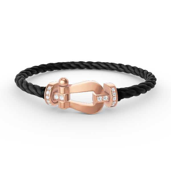 [Regal Gem]FORCE LARGE HORSESHOE HALF DIAMOND BRACELET Regal Gem GOLD