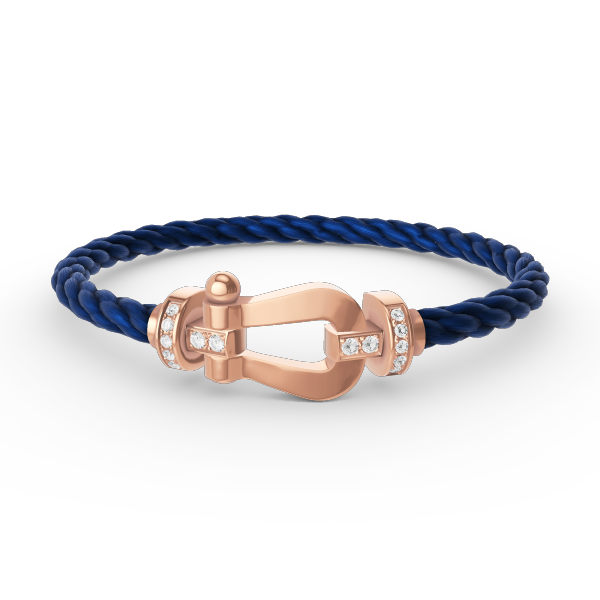 [Regal Gem]FORCE LARGE HORSESHOE HALF DIAMOND BRACELET Regal Gem GOLD