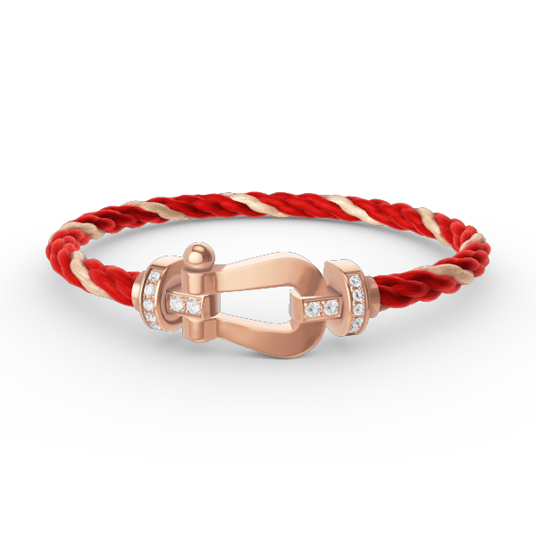 [Regal Gem]FORCE LARGE HORSESHOE HALF DIAMOND BRACELET Regal Gem GOLD