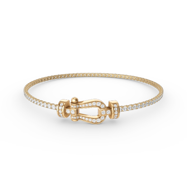 [Regal Gem]FORCE  HORSESHOE  DIAMOND TENNIS BRACELET