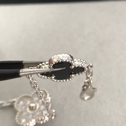[Regal Gem] CLOVER 5 MOTIF ONYXS BRACELET COLLECTION
