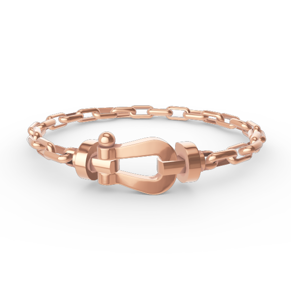 [Regal Gem]FORCE LARGE HORSESHOE CLASP  METAL BRACELET