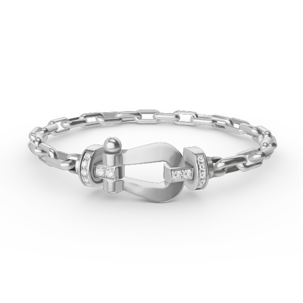[Regal Gem]FORCE LARGE HORSESHOE CLASP  METAL BRACELET