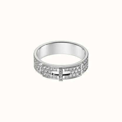 [Regal Gem]KELLY SILVER DIAMOND RING