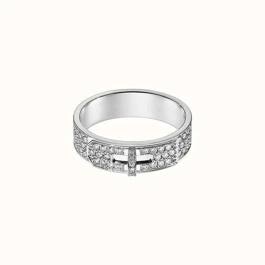 [Regal Gem]KELLY SILVER DIAMOND RING