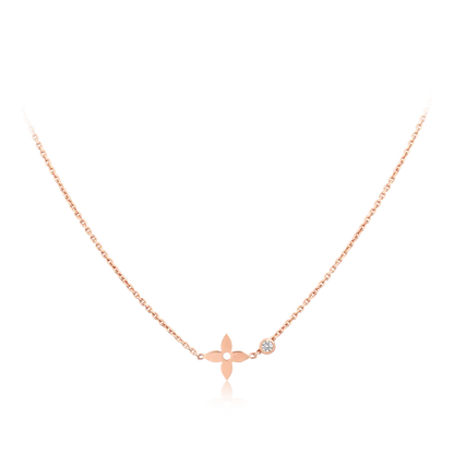 [Regal Gem]BLOSSOM PENDANT PINK GOLD AND DIAMOND