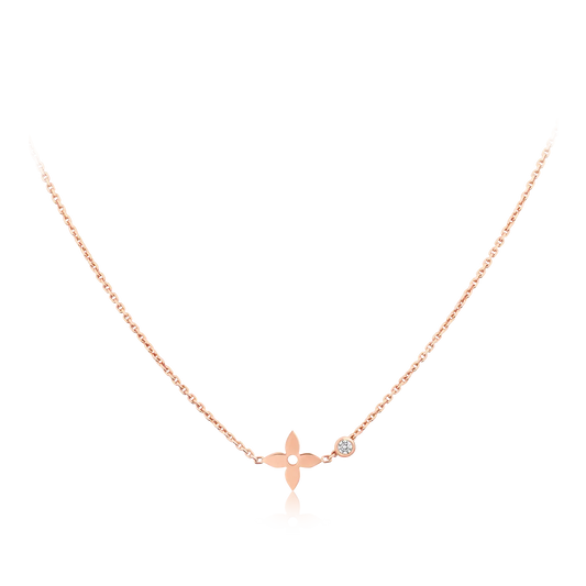 [Regal Gem]BLOSSOM PENDANT PINK GOLD AND DIAMOND
