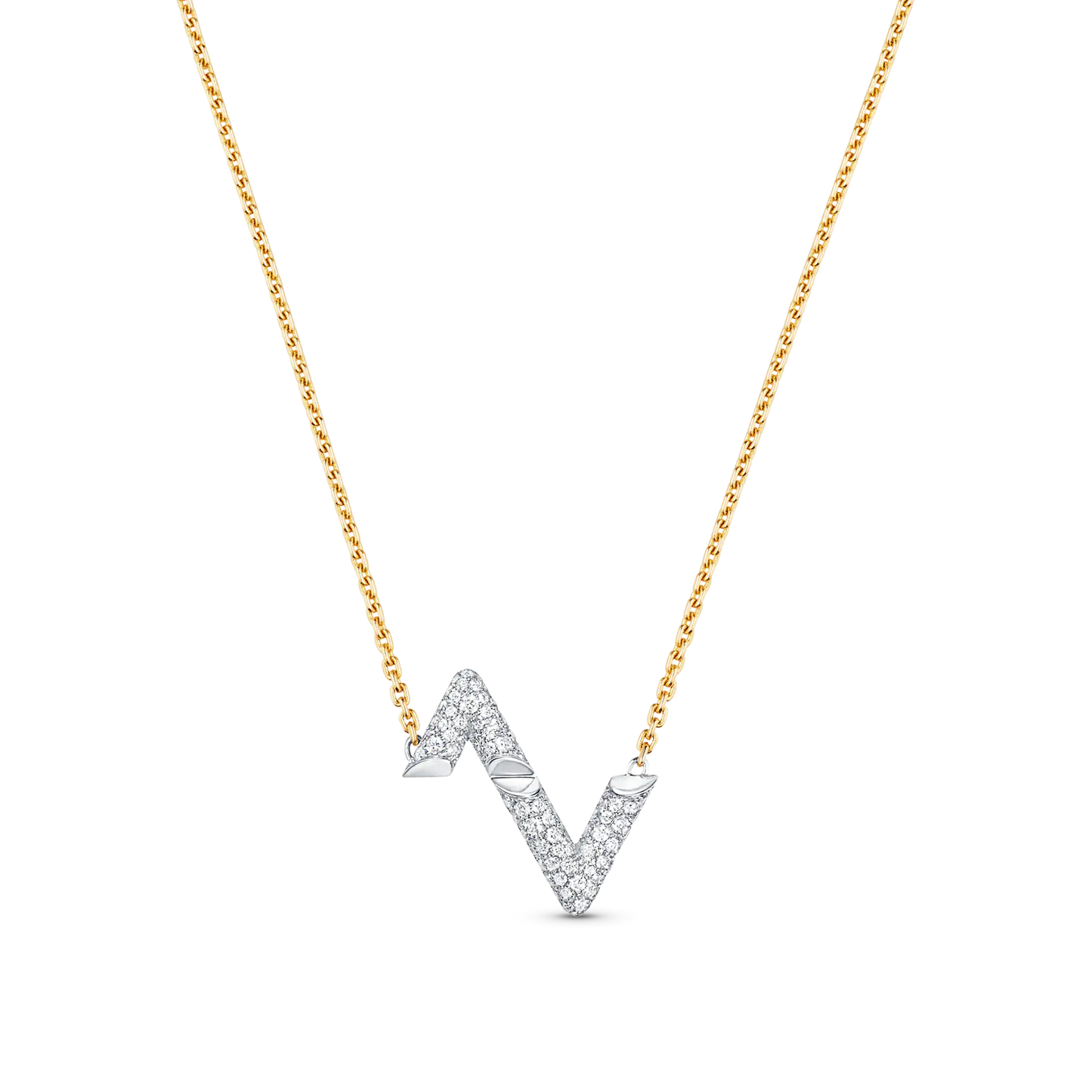 [Regal Gem]VOLT SILVER DIAMOND PEDANT NECKLACE