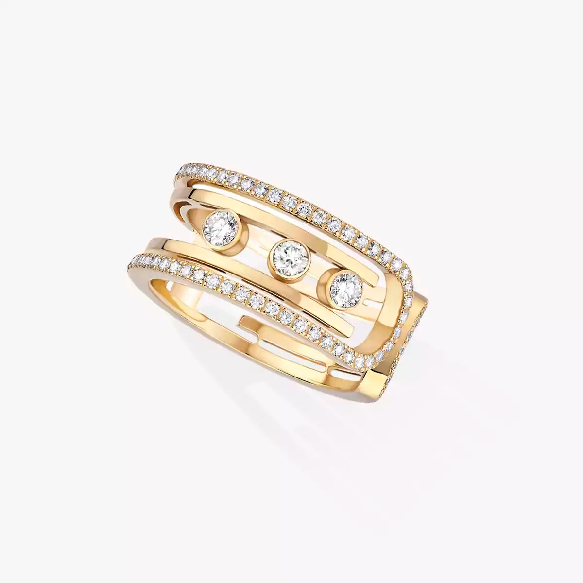 [Regal Gem]Move 10th Diamond Ring in Gold