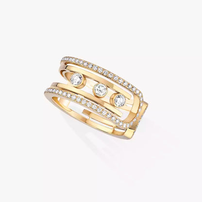 [Regal Gem]Move 10th Diamond Ring in Gold