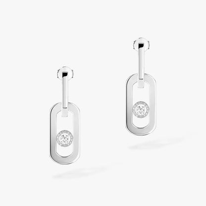 [Regal Gem] So Move XL Diamond Hoop Earring